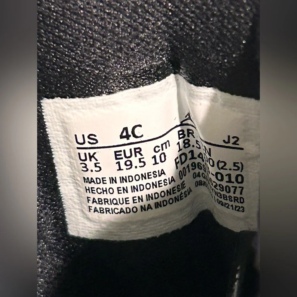 Nike Jordan 1 Retro High OG Black White 2.0 – Toddler Size 4C – New in Box